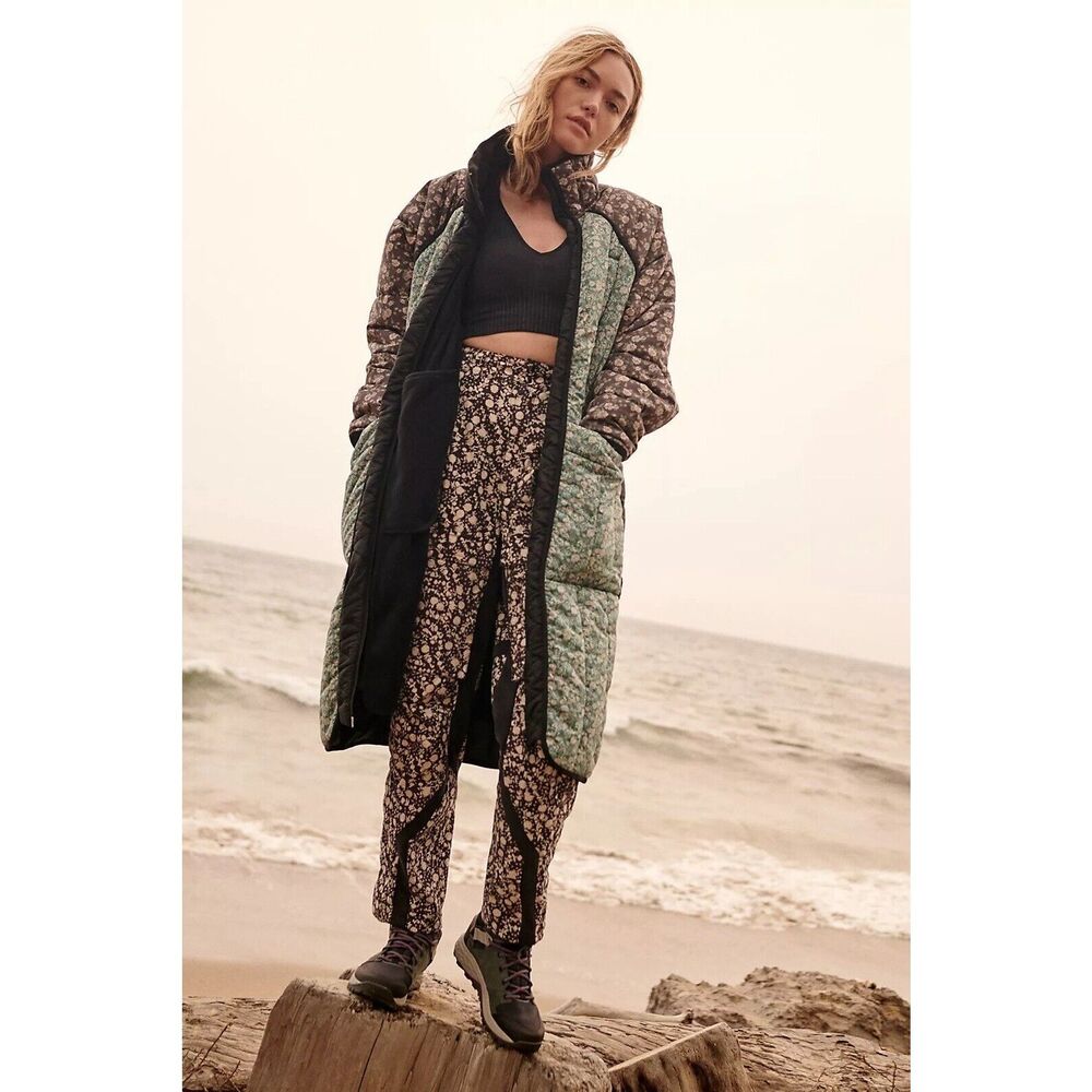 NWT Free People Love You Back Pant Printed Pants Size S